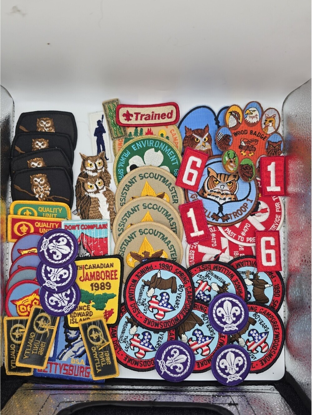 Lot Of 45+ 1980s Boy Scout Of America Patches Mixed Lot Some Duplicates